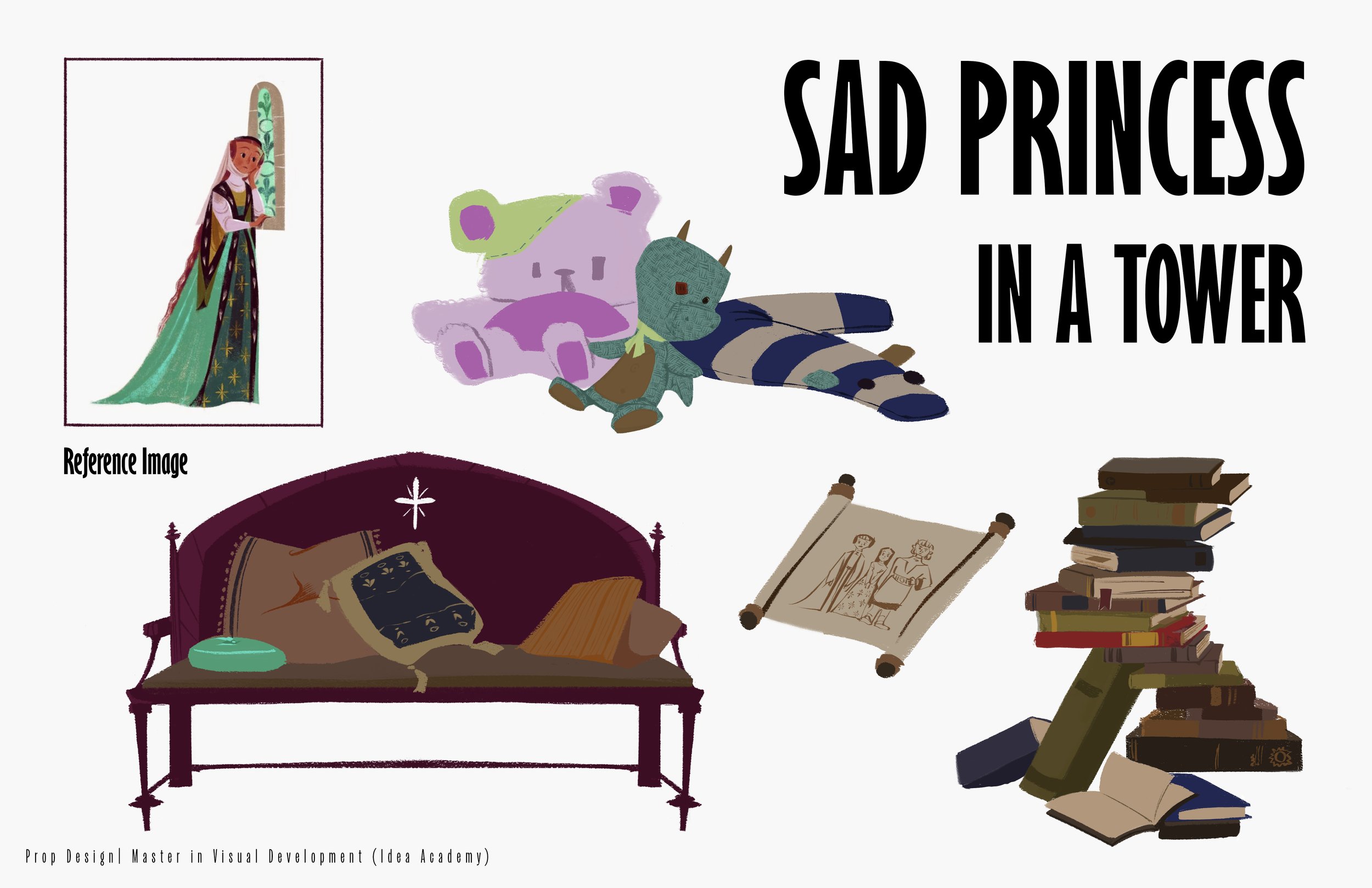 Sad Princess Props