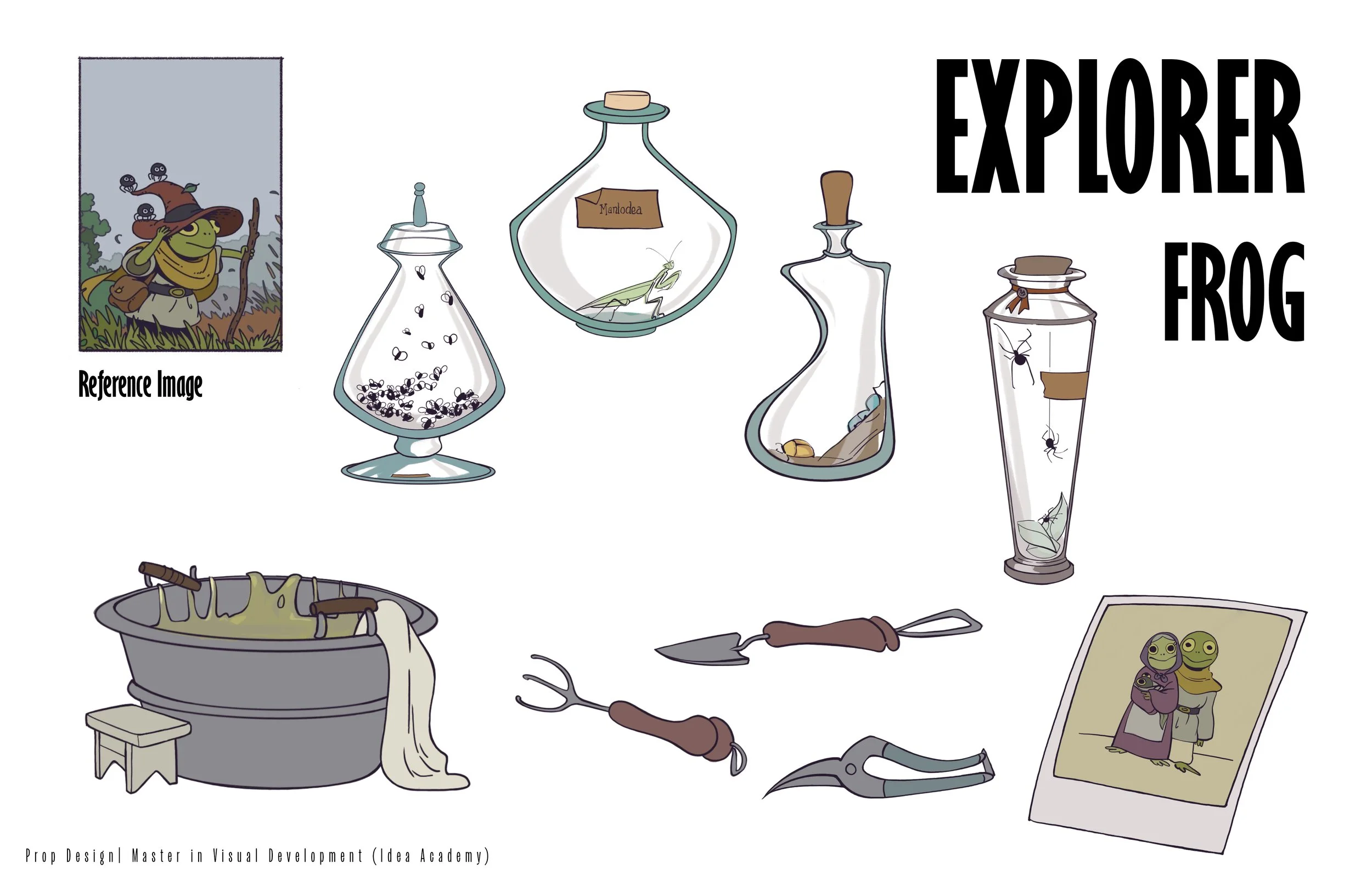 Explorer Frog Props