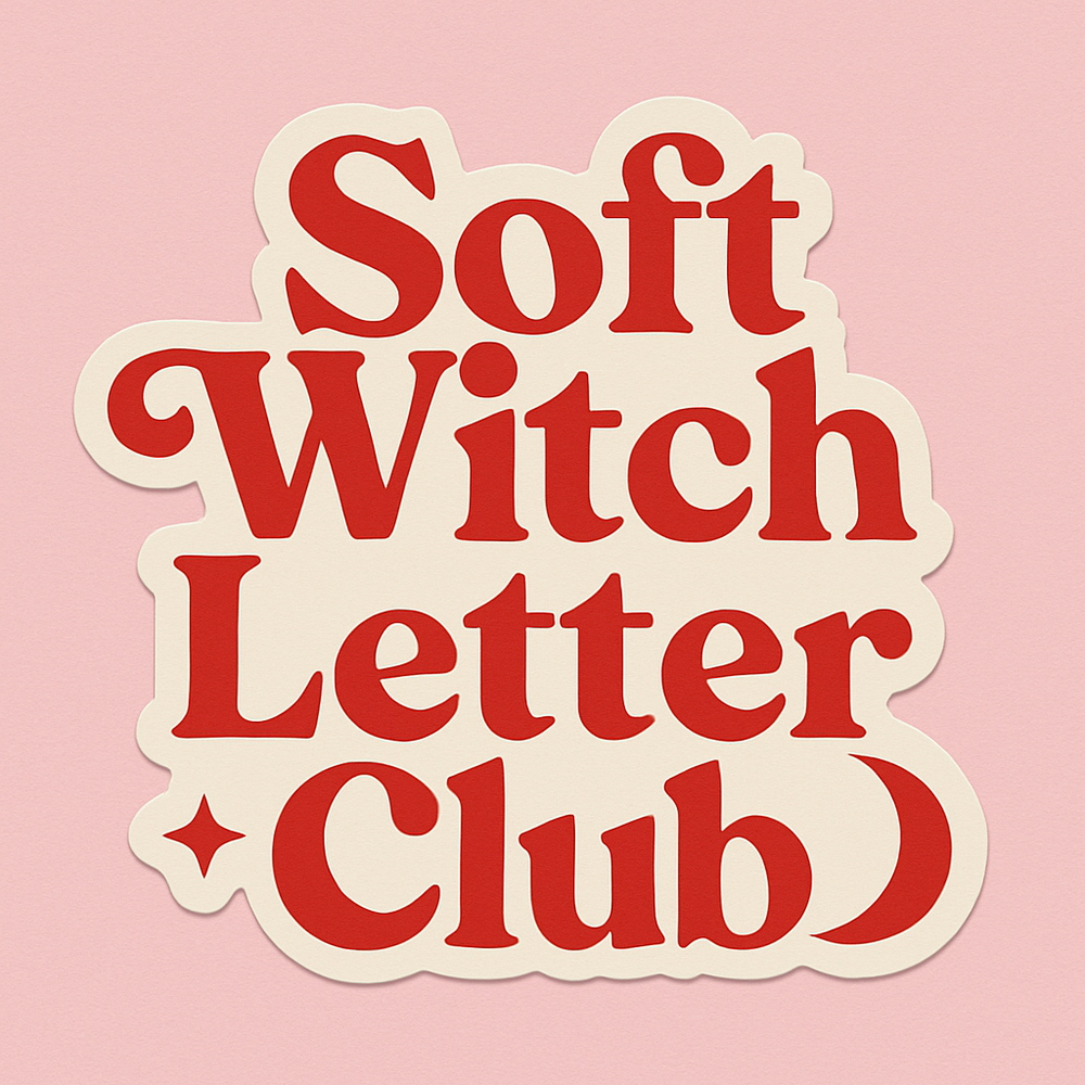 Soft Witch Letter Club Pink Sticker thumbnail