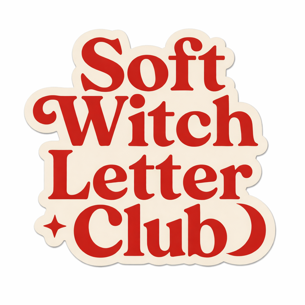 Soft Witch Letter Club Die-Cut Sticker thumbnail