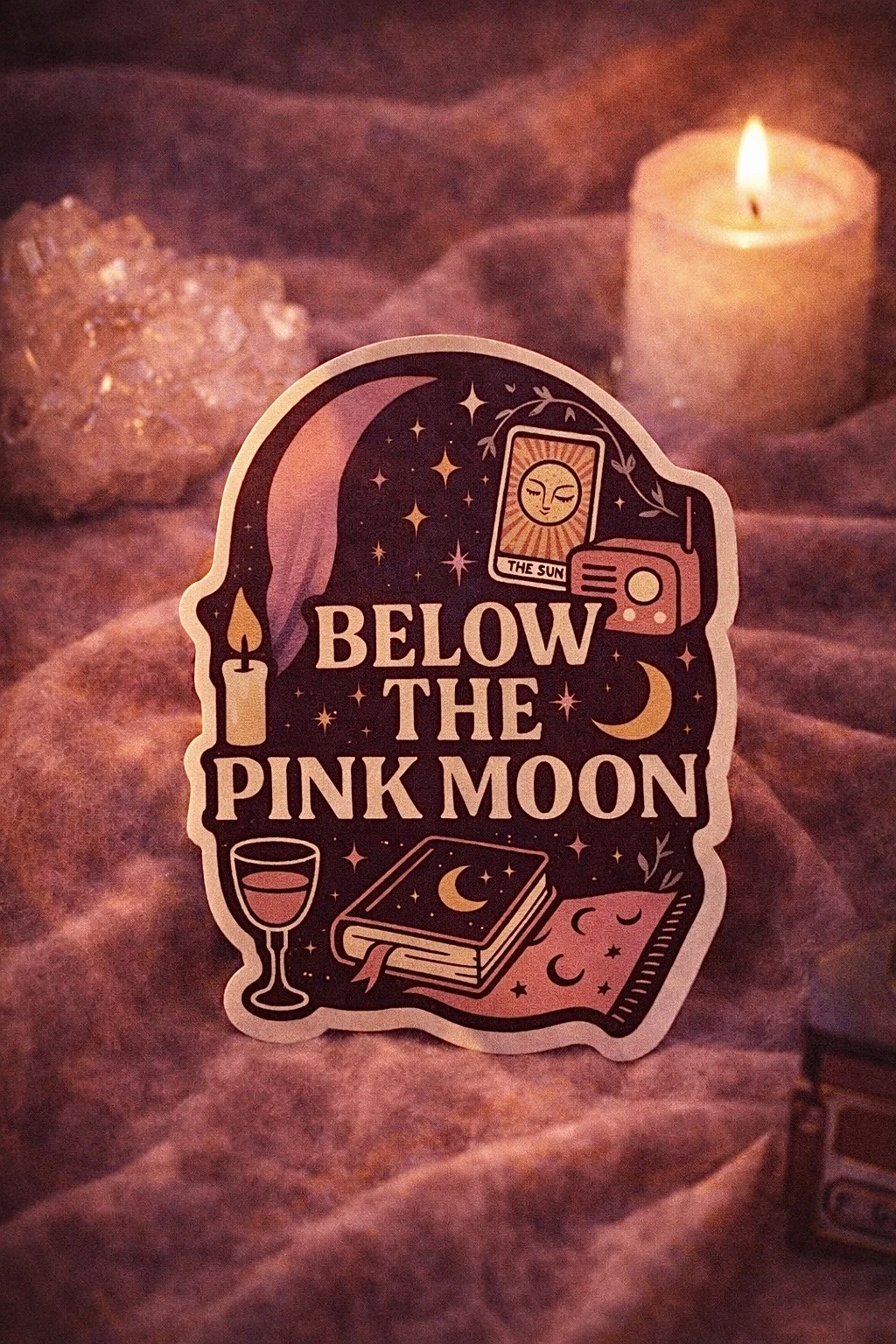 Below The Pink Moon Limited Edition Sticker thumbnail