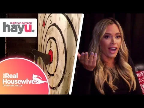 Erika Takes The Ladies Axe Throwing At A Dive Bar | Season 10 | Real Housewives Of Beverley Hills