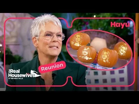 Jamie Lee Curtis surprises the ladies 🎃 | Season 12 | Real Housewives of Beverly Hills