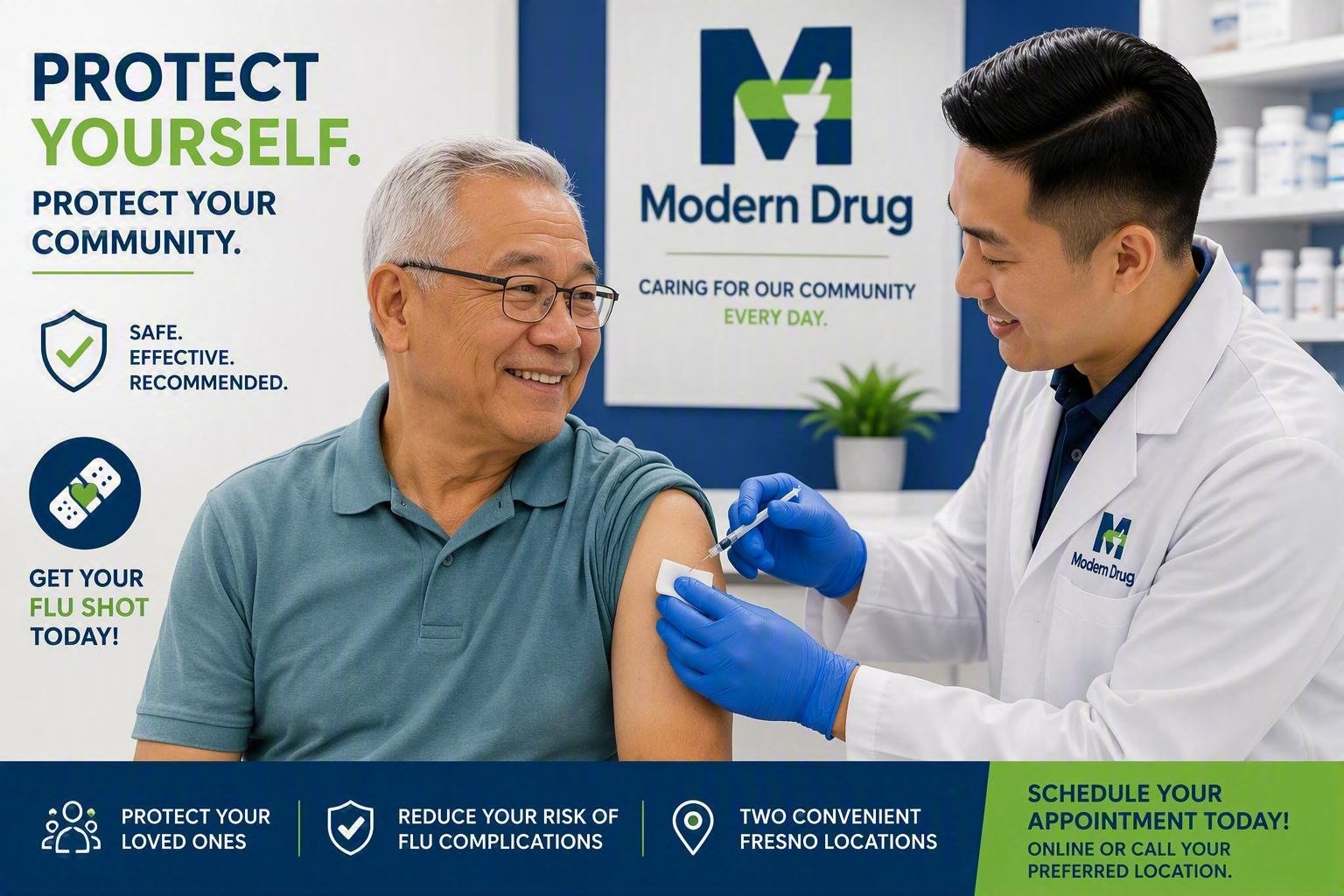 Flu Shots in Fresno, CA | Flu Vaccines Available at Modern Drug 