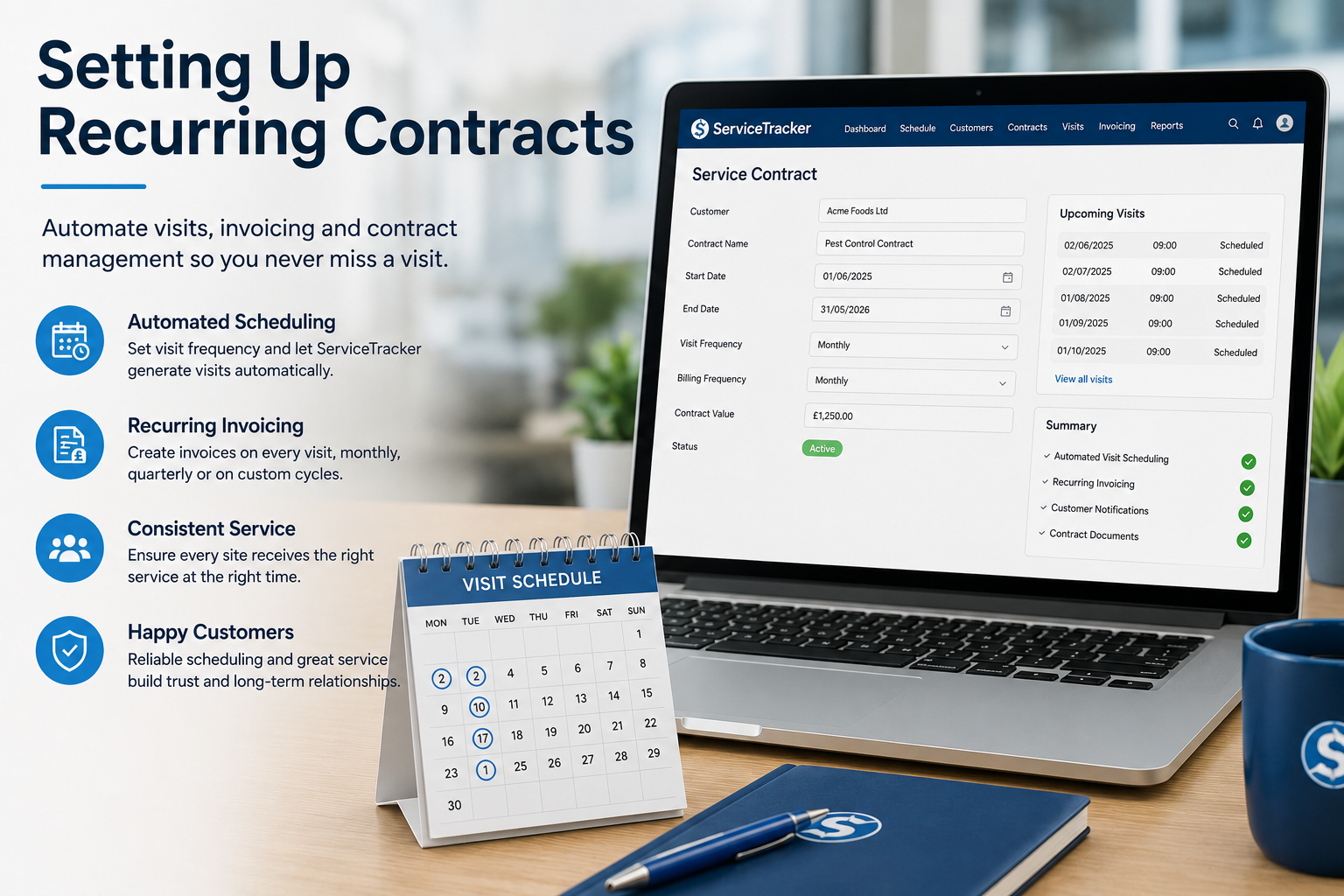 Setting Up Recurring Contracts