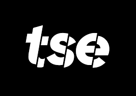 Stylized text spelling 't:se' in white on a black background.