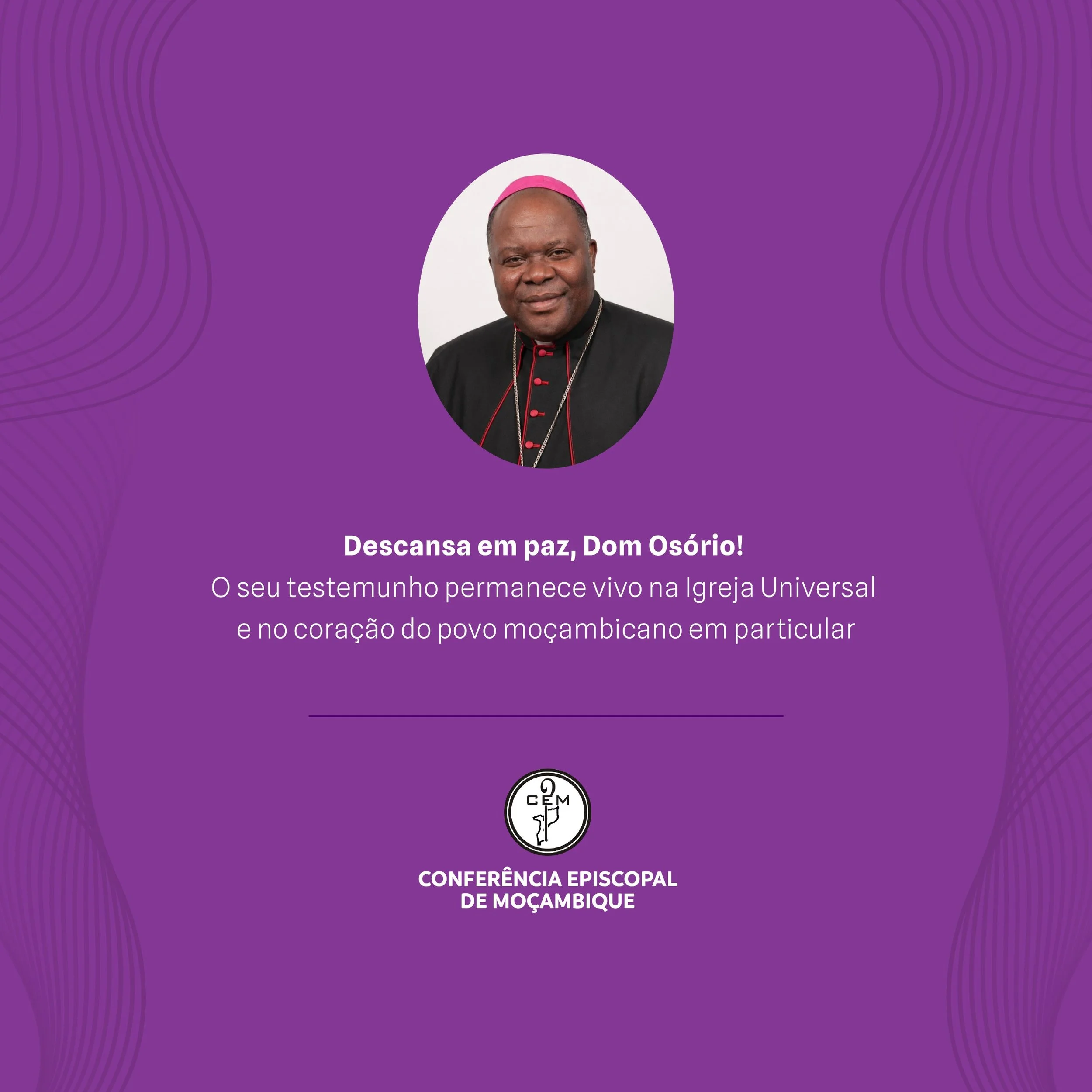 Em nota pastoral, Bispos Católicos de Moçambique condenam assassinato de Dom Osório e exigem esclarecimento urgente do crime
