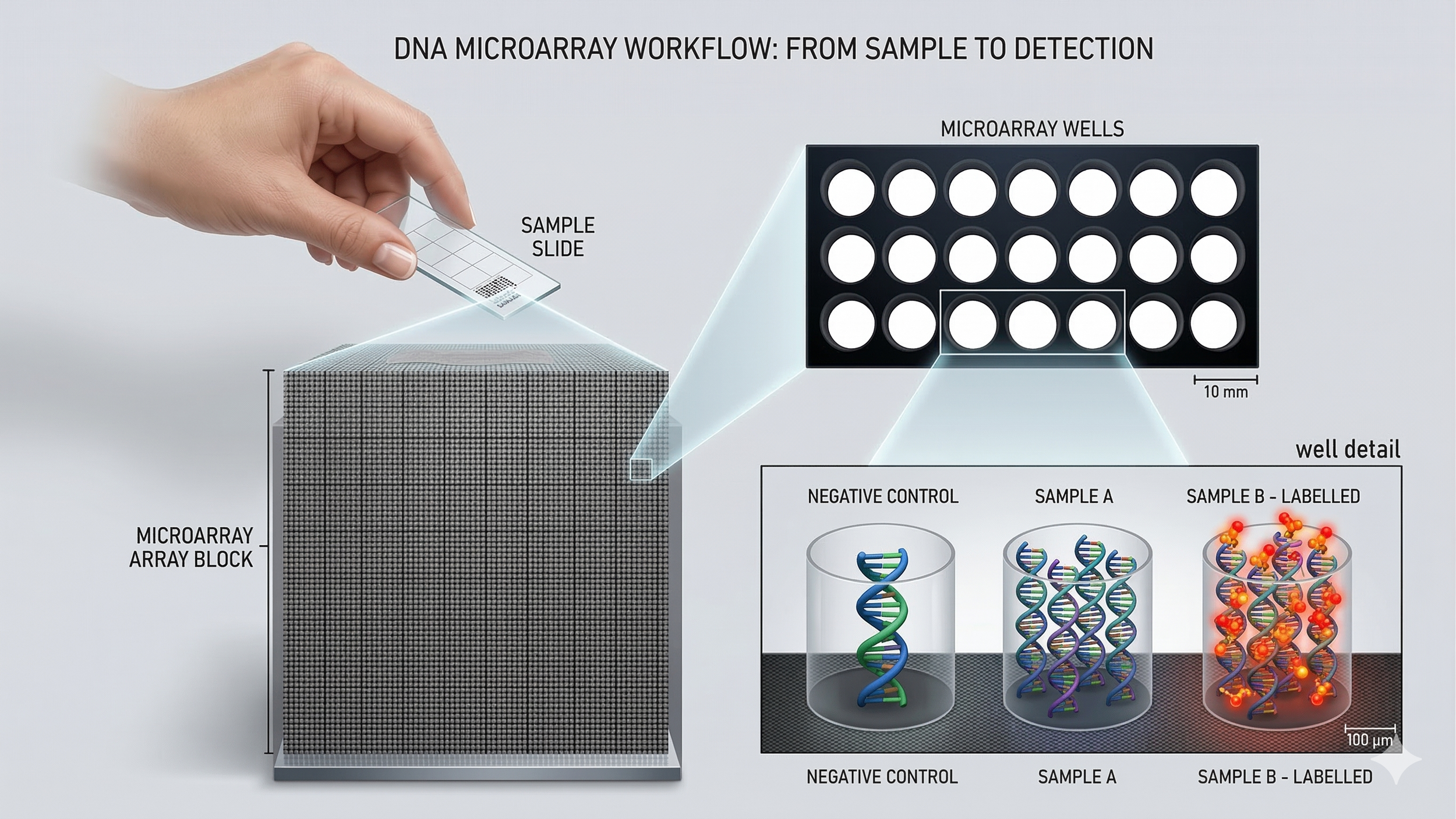 Ilustrasi DNA Microarray
