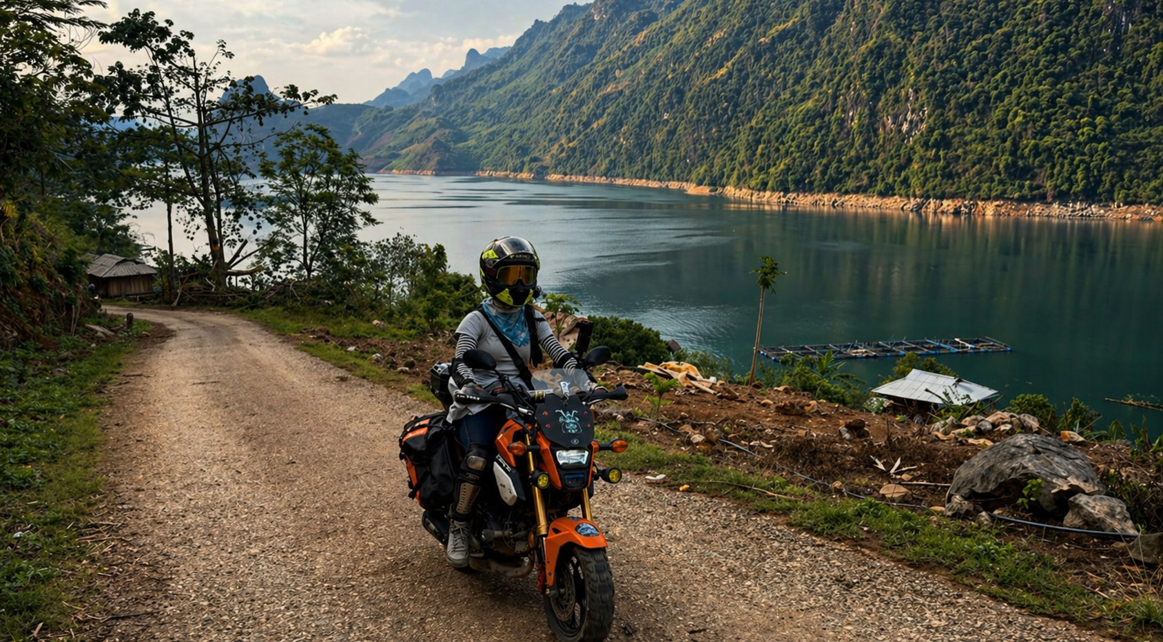 An immersive adventure into the rugged heart of Northern Vietnam, where dramatic mountain passes, remote villages, and winding cliffside roads define the experience. From thrilling rides along steep valleys to peaceful moments overlooking vast landsc