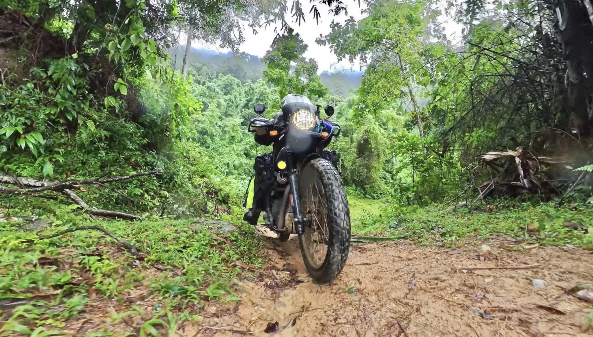 Muddy Trail Ride After the Rain