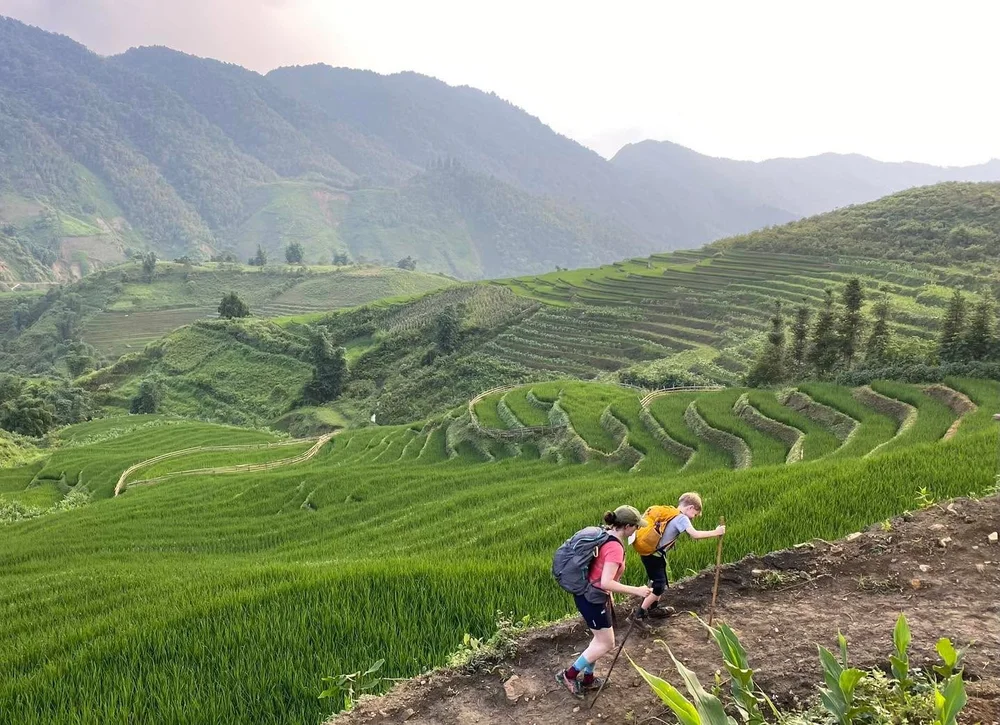 Ridge Walk by the River Rocks