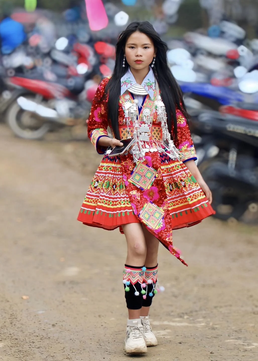 Young Girl in Traditional Dress