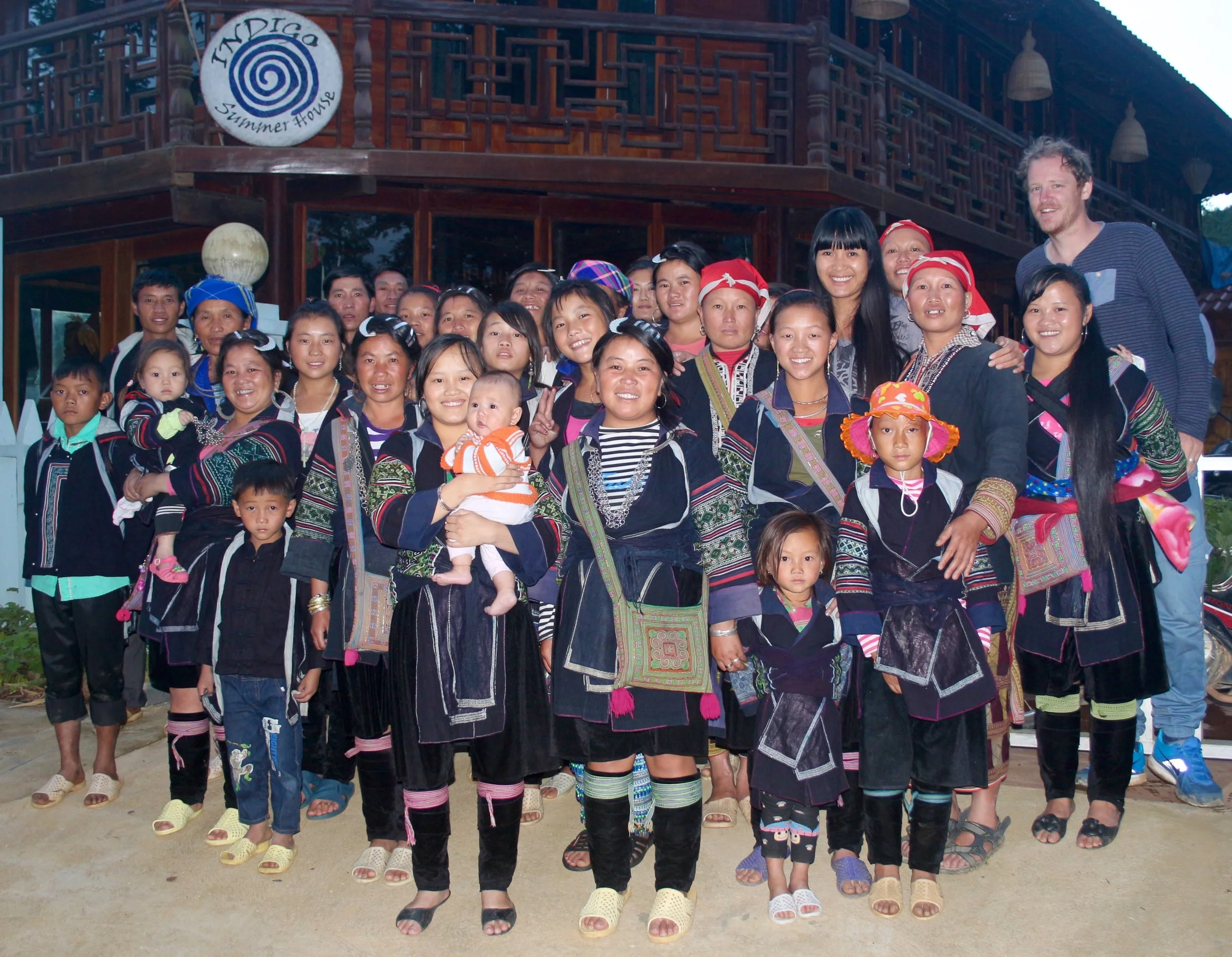  Youth Gathering With Mountain Views