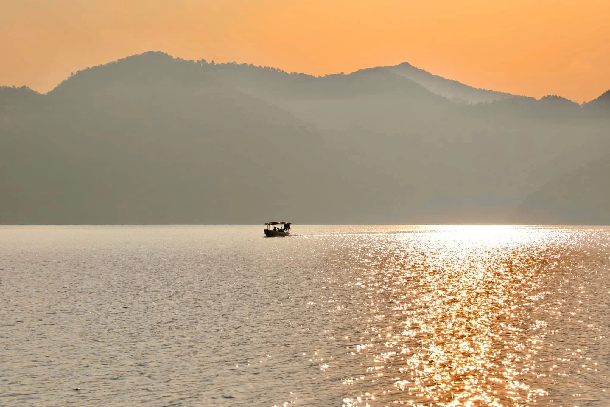 Golden Hour on the Reservoir