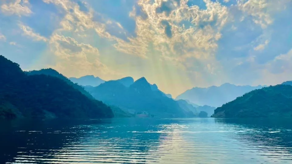 Blue Morning Reflections