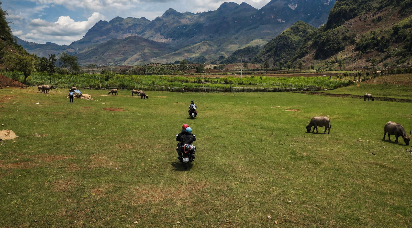 An immersive adventure into the rugged heart of Northern Vietnam, where dramatic mountain passes, remote villages, and winding cliffside roads define the experience. From thrilling rides along steep valleys to peaceful moments overlooking vast landsc