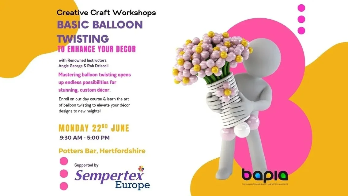 BASIC BALLOON TWISTING SKILLS – Potters Bar, Herts