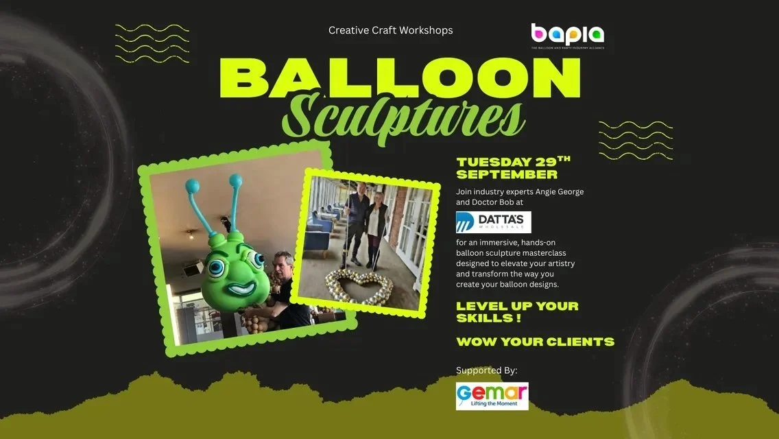 Balloon Sculptures- Datta’s Wholesale, Bromley, Kent  