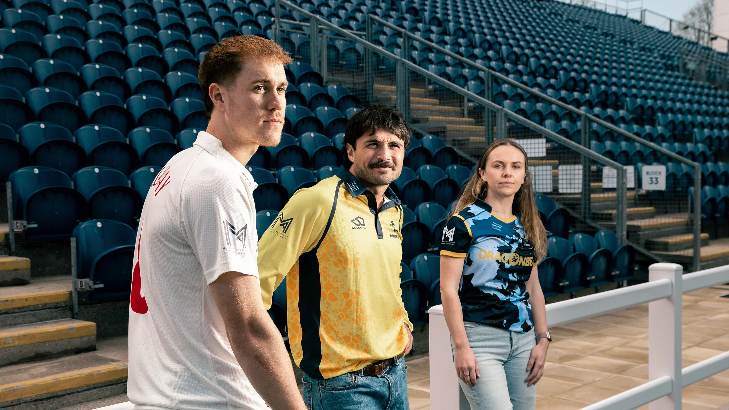 Glamorgan Cricket Kit Shoot