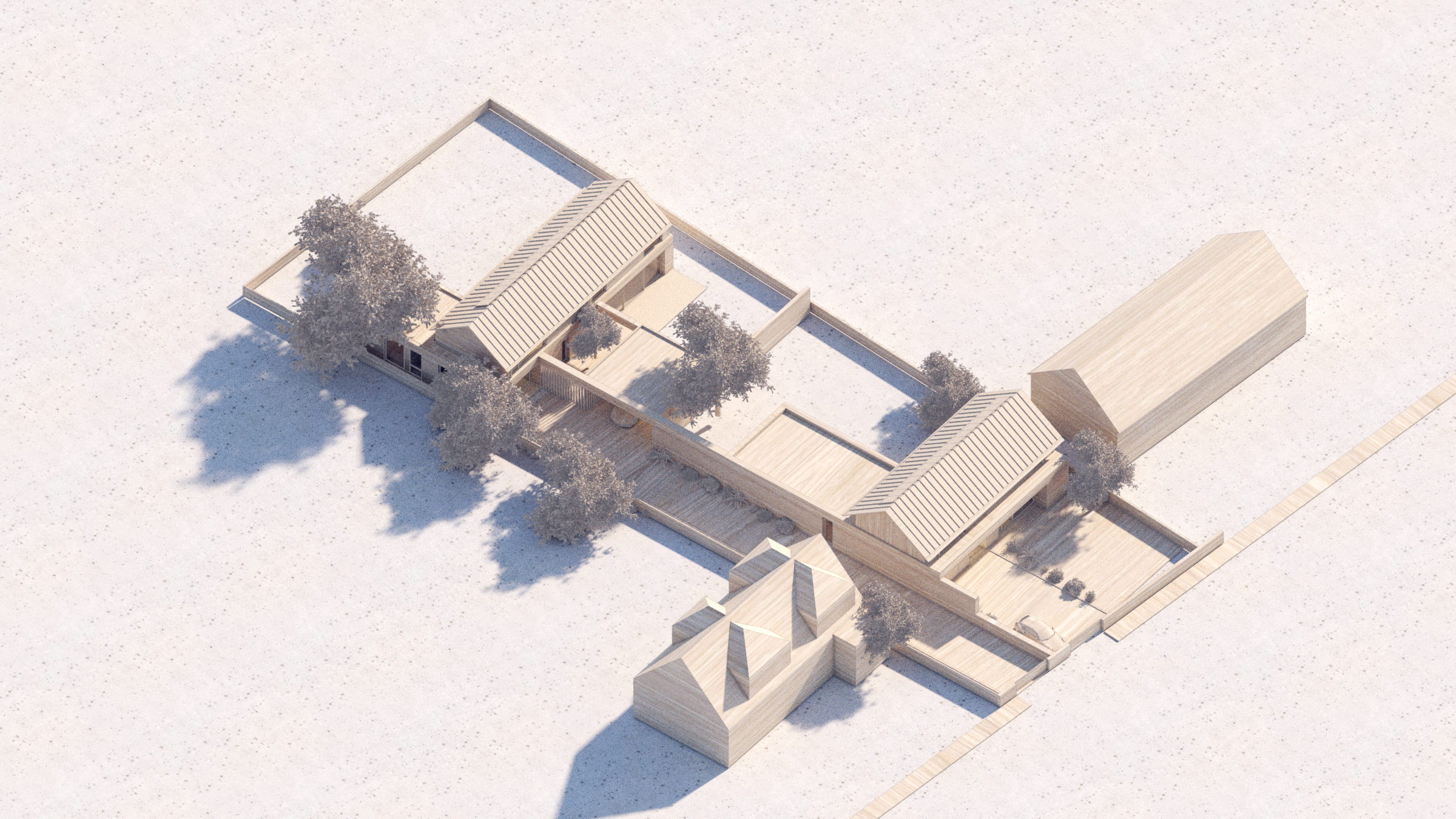 Two New-Build Homes in a Backland Setting in East Lothian