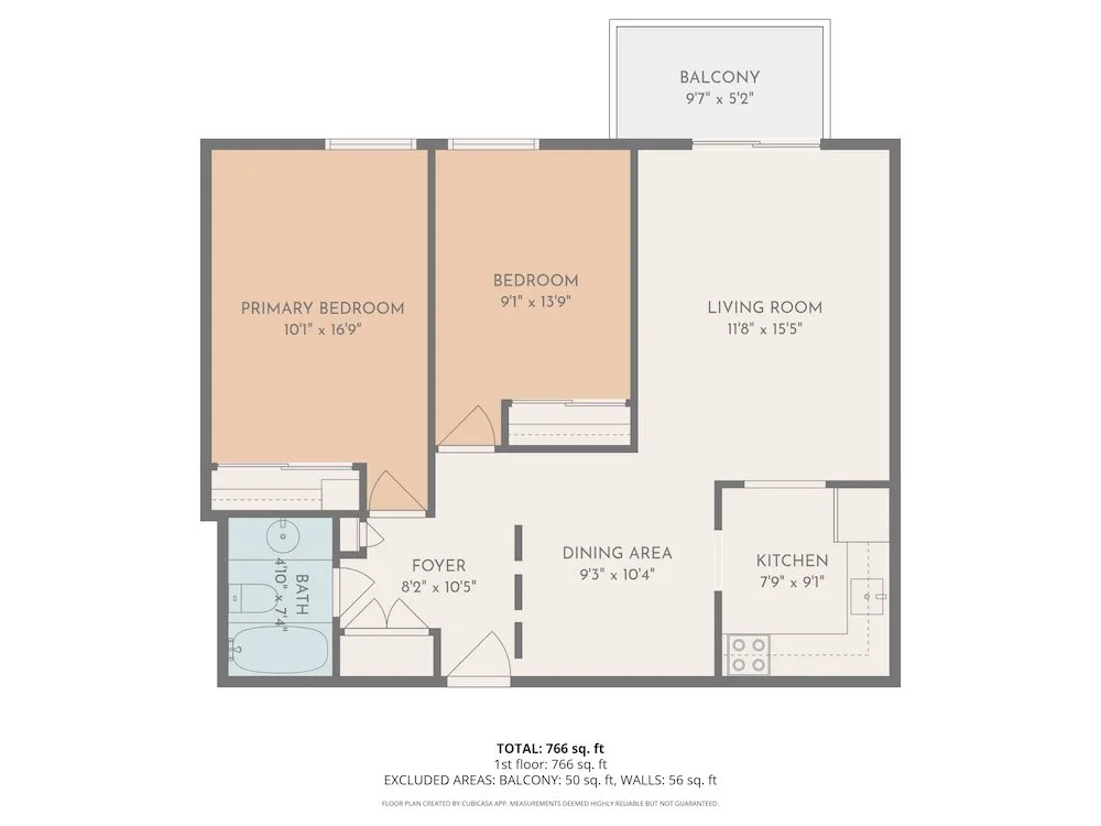 Professional real estate floor plan design showcasing an accurate 2D property layout in Ottawa by Charmcam.