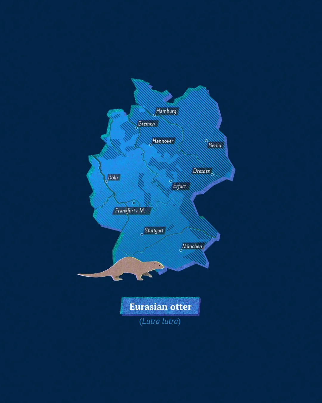 Thematische Übersichtskarte Deutschlands
