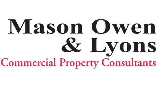 Logo for Mason Owen & Lyons Commercial Property Consultants.