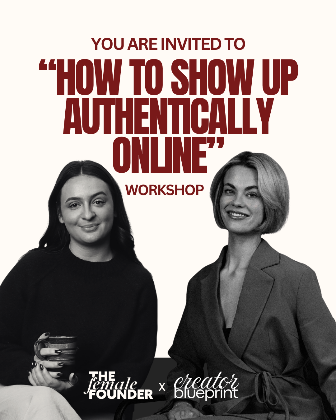 “How to show up authentically online” Workshop