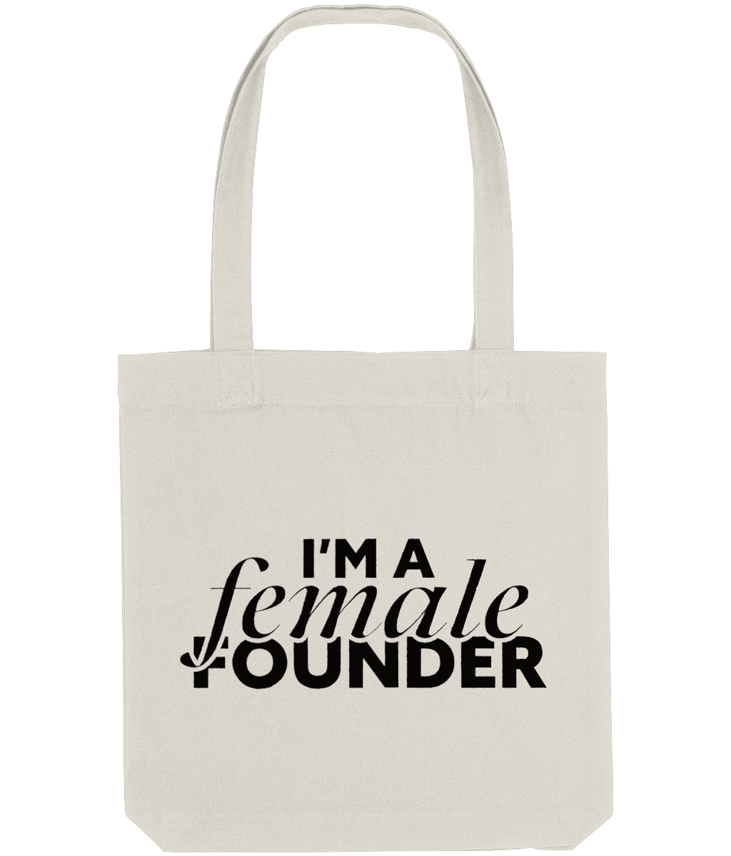 "I'm a Female Founder" Tote Bag - Black