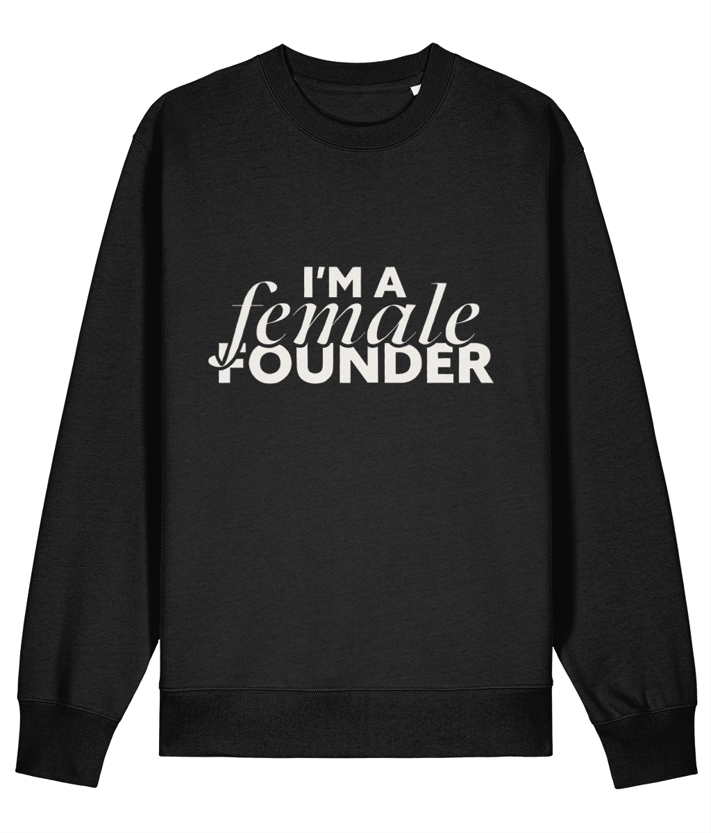 "I'm a Female Founder" Sweater - Cream