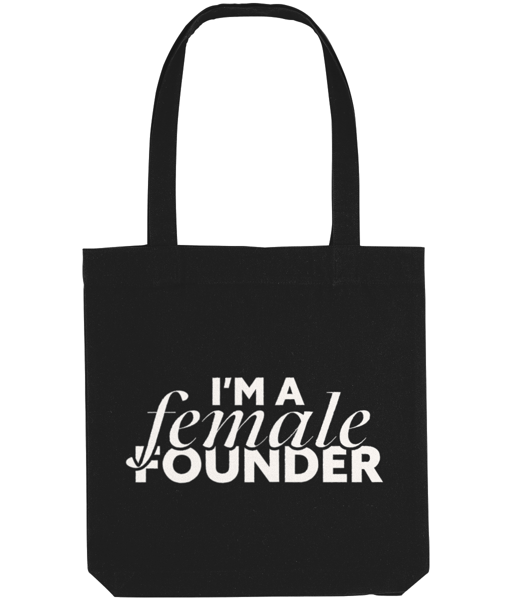 "I'm a Female Founder" Tote Bag - Cream