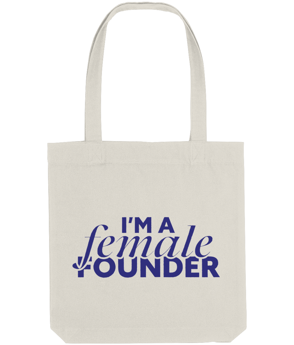 "I'm a Female Founder" Tote Bag - Blue
