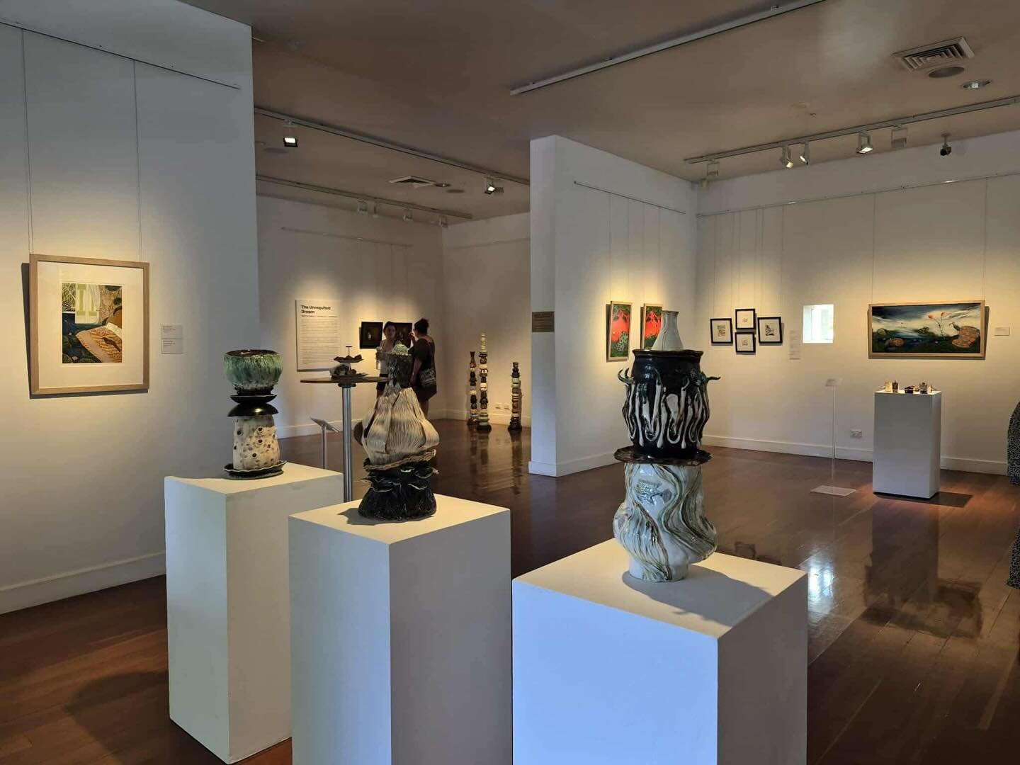 A few photos from The Unrequited Dream now showing at Childers Art Space. A special experience exhibiting with family @hannah.clare.stanton @jbunt_artist Thank you ChArts and @bundabergregionalgalleries 

#printmaking #bundabergregionalartgallery #ch