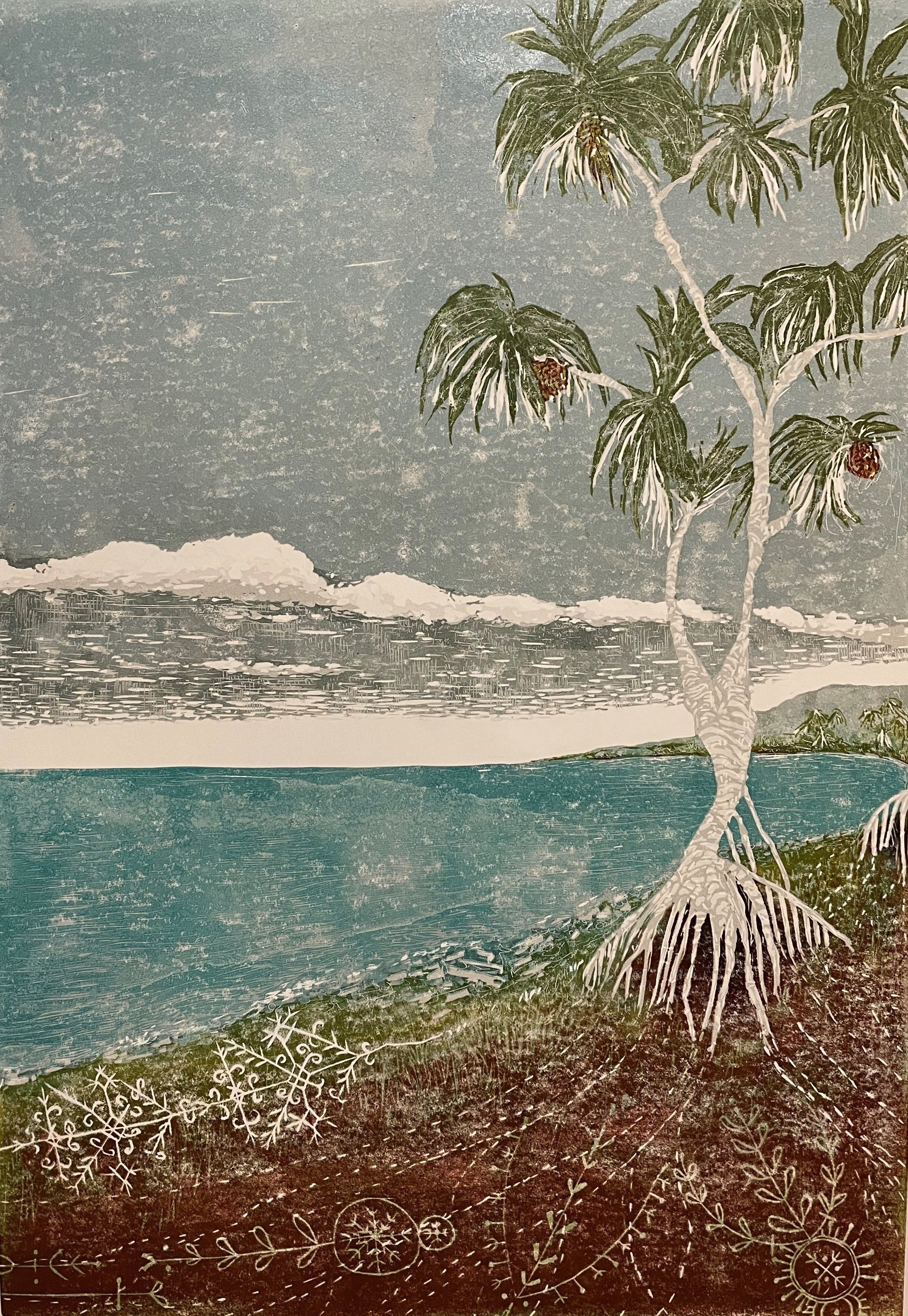 Adrift|Panel Three|Unique Print|Triptych|Arches 88 Paper|76x56cm|private collection