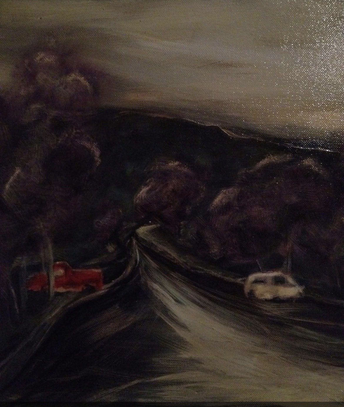 Jacarandas on Fritzory|Oil on Canvas|30x30cm