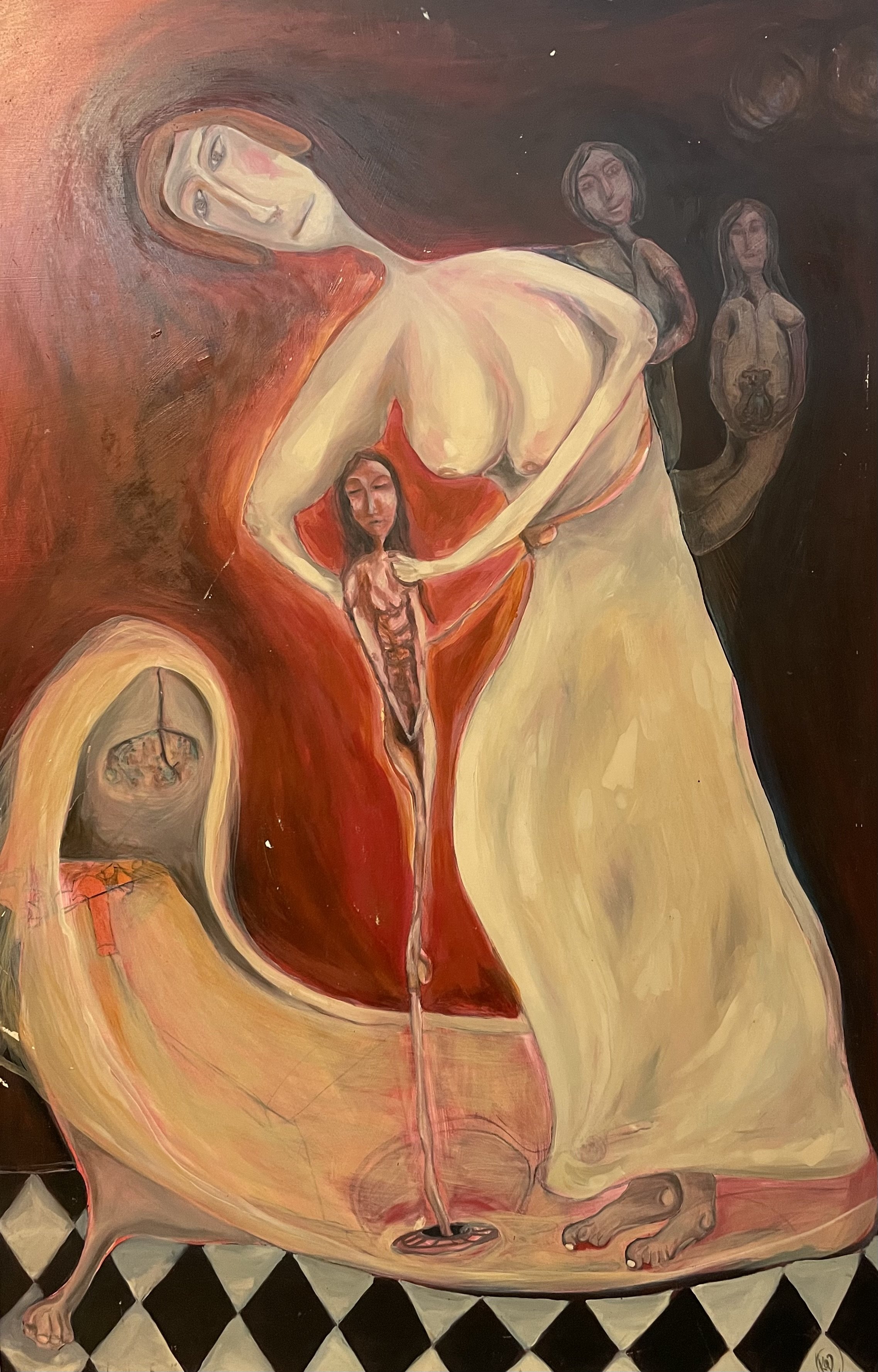 Gone | Oil on board|91x51cm