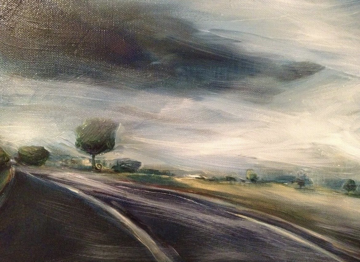Road Study|Oil on Canvas|25x36cm