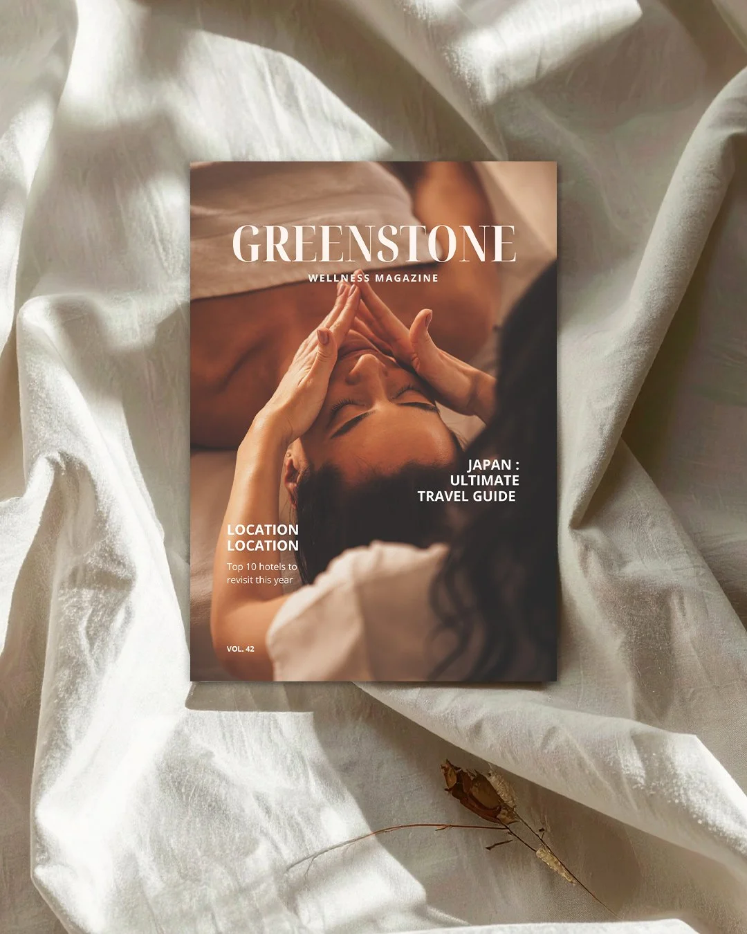 Larima Studio - spa brand magazine design