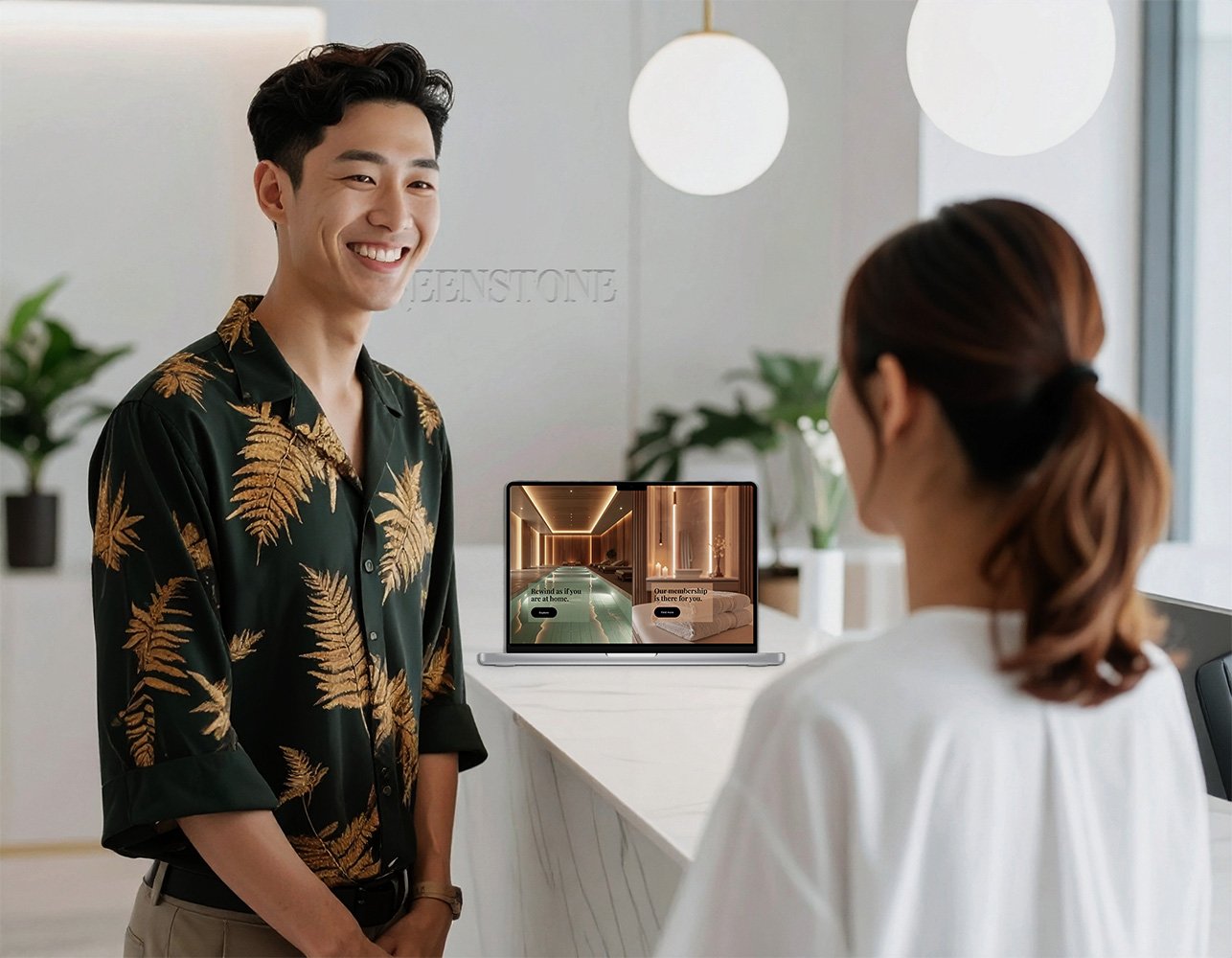 wellness brand identity designed by Larima Studio