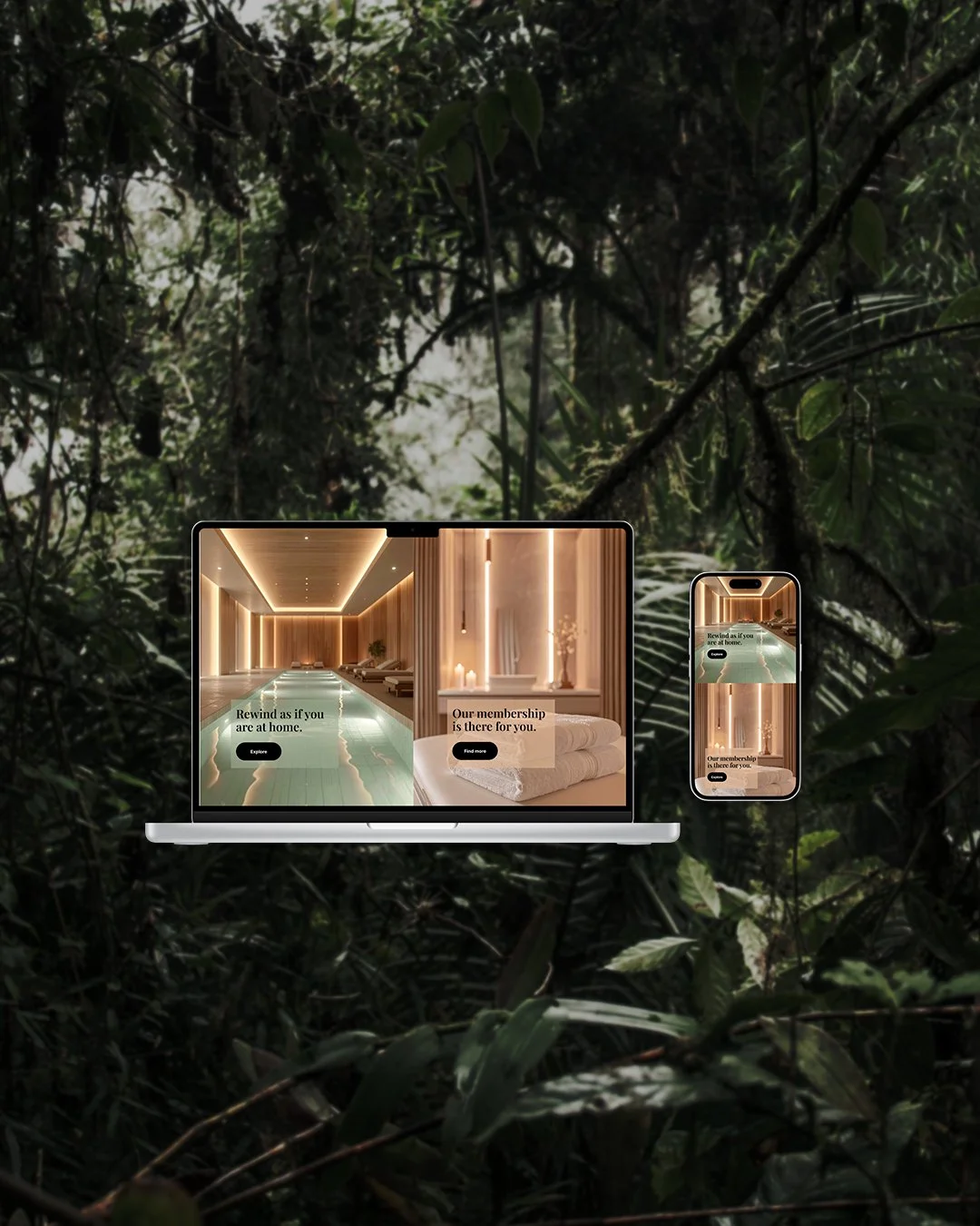 Greenstone Spa Club — A composed identity system for a London wellbeing space