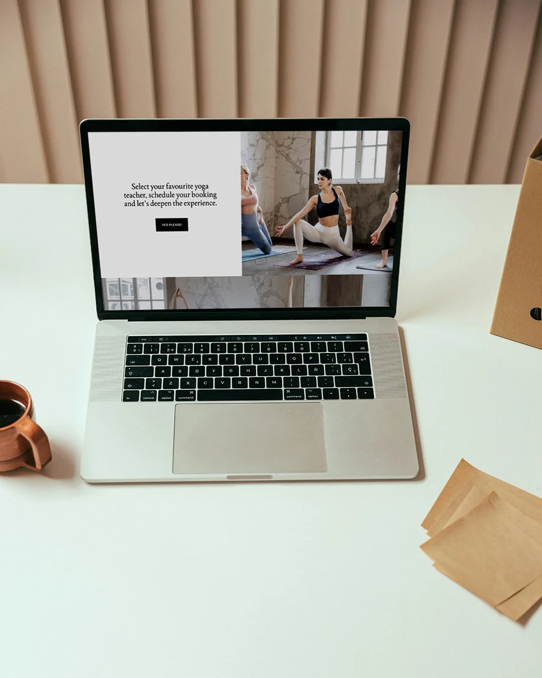 yoga brand website design - Larima Studio