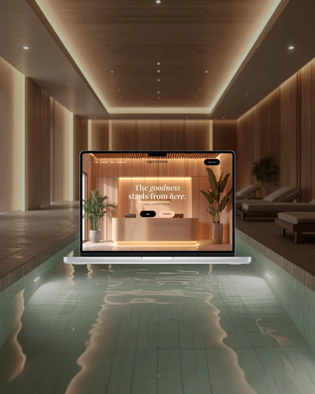 Wellness branding designed by Larima Studio, London, UK