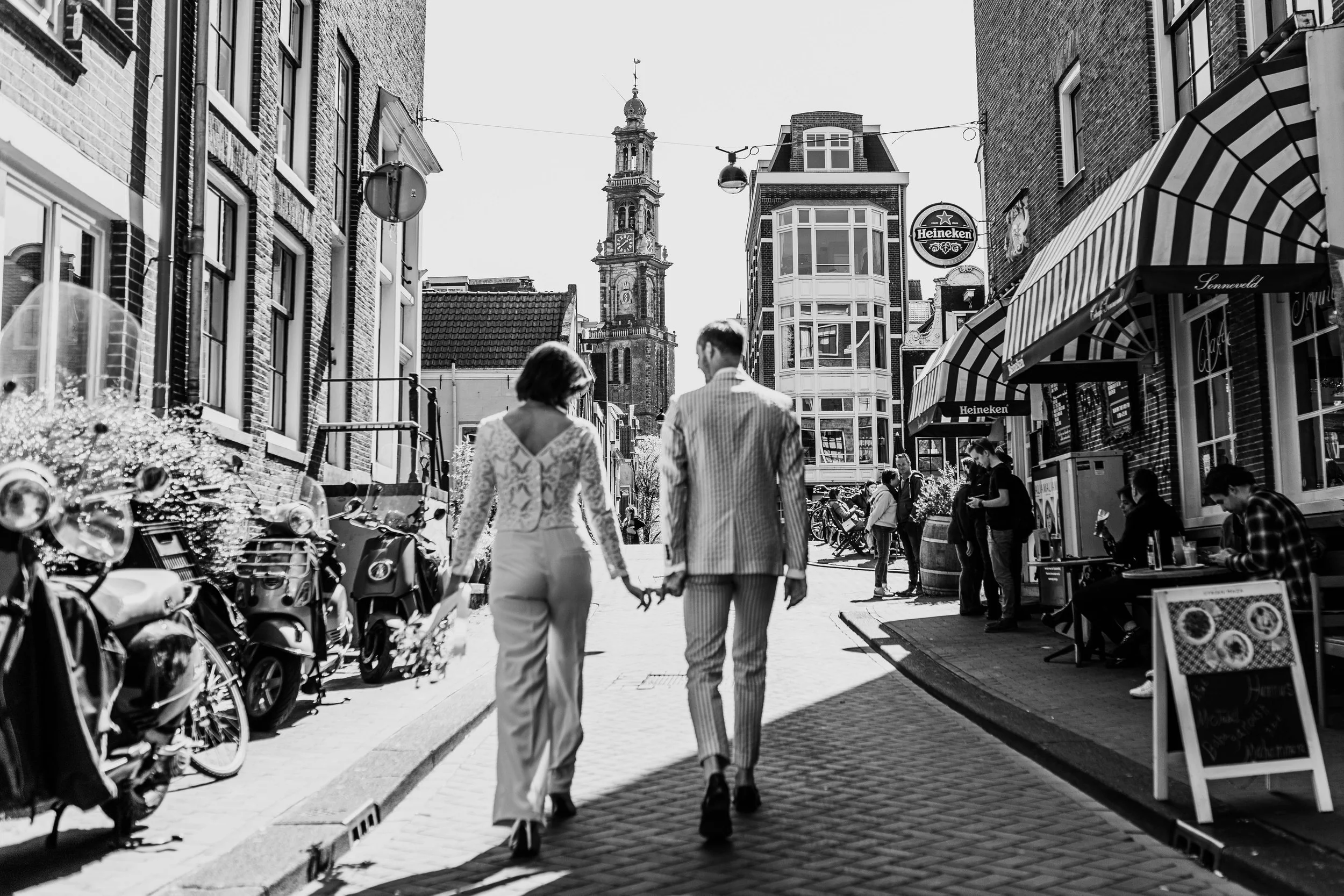 Bruiloft fotografie Amsterdam grachten