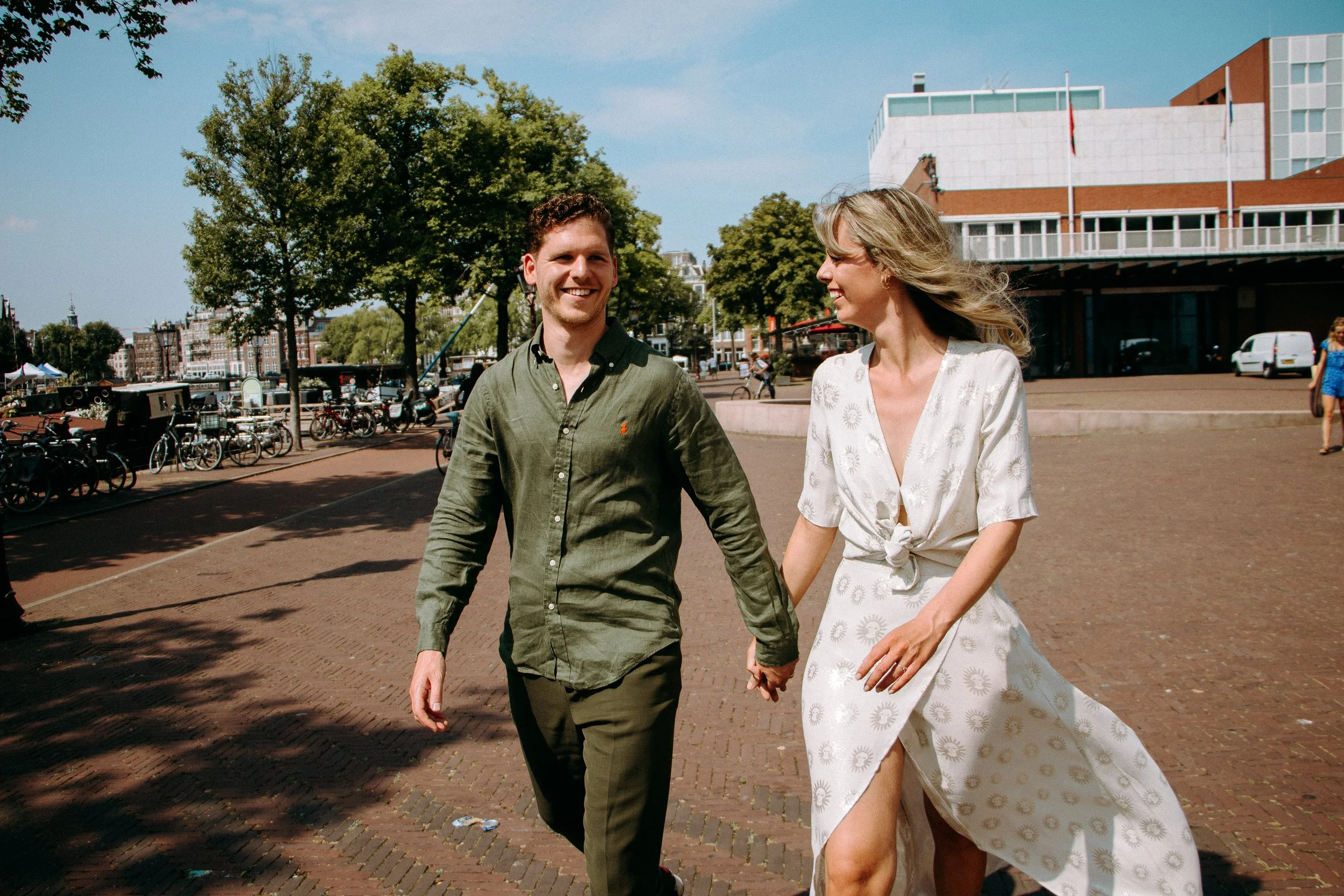 Bruiloft stadhuis Amsterdam fotografie