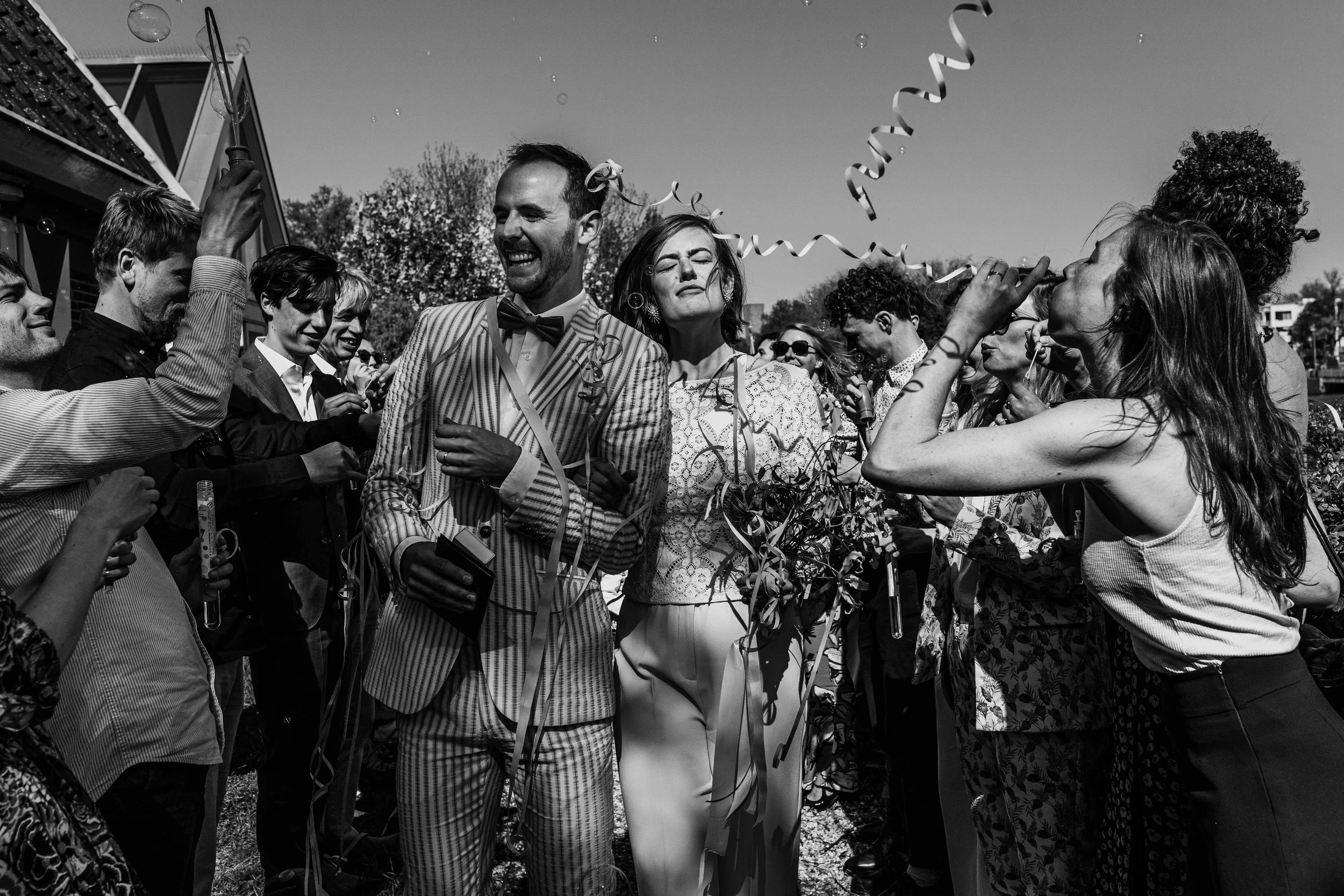 Bruiloft Amsterdam spontaan