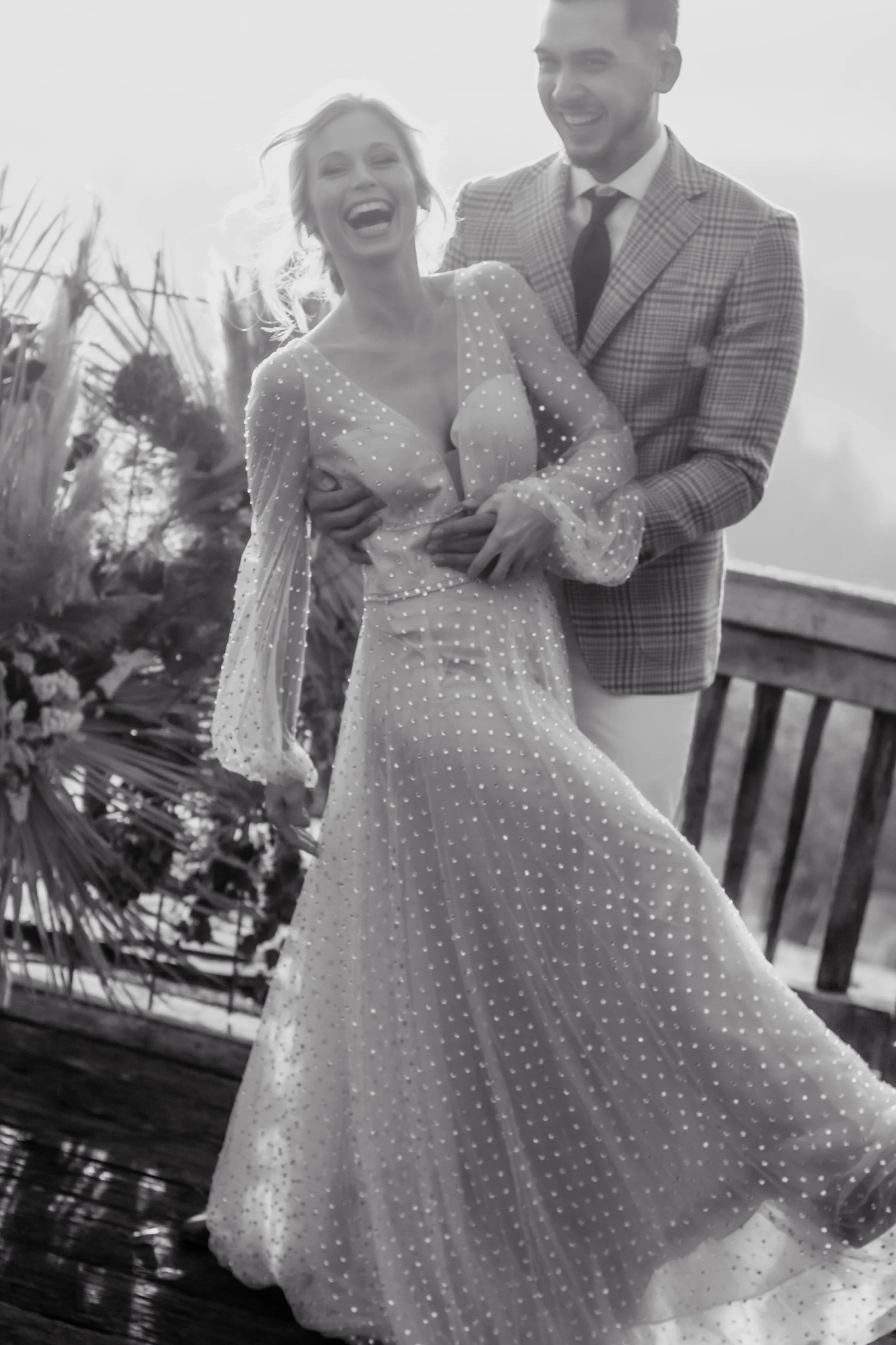 Bruiloft fotografie spontaan plezier