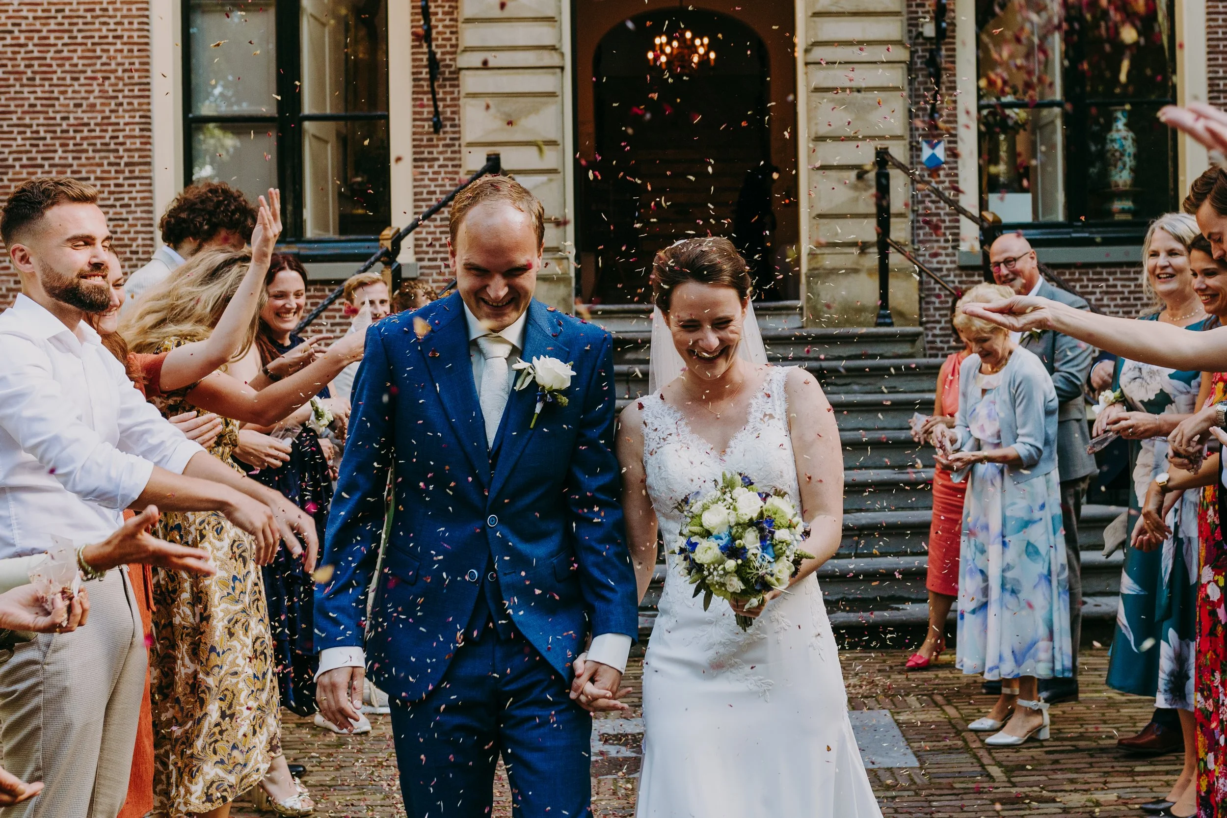 Bruiloftsfotografie gevoel feest