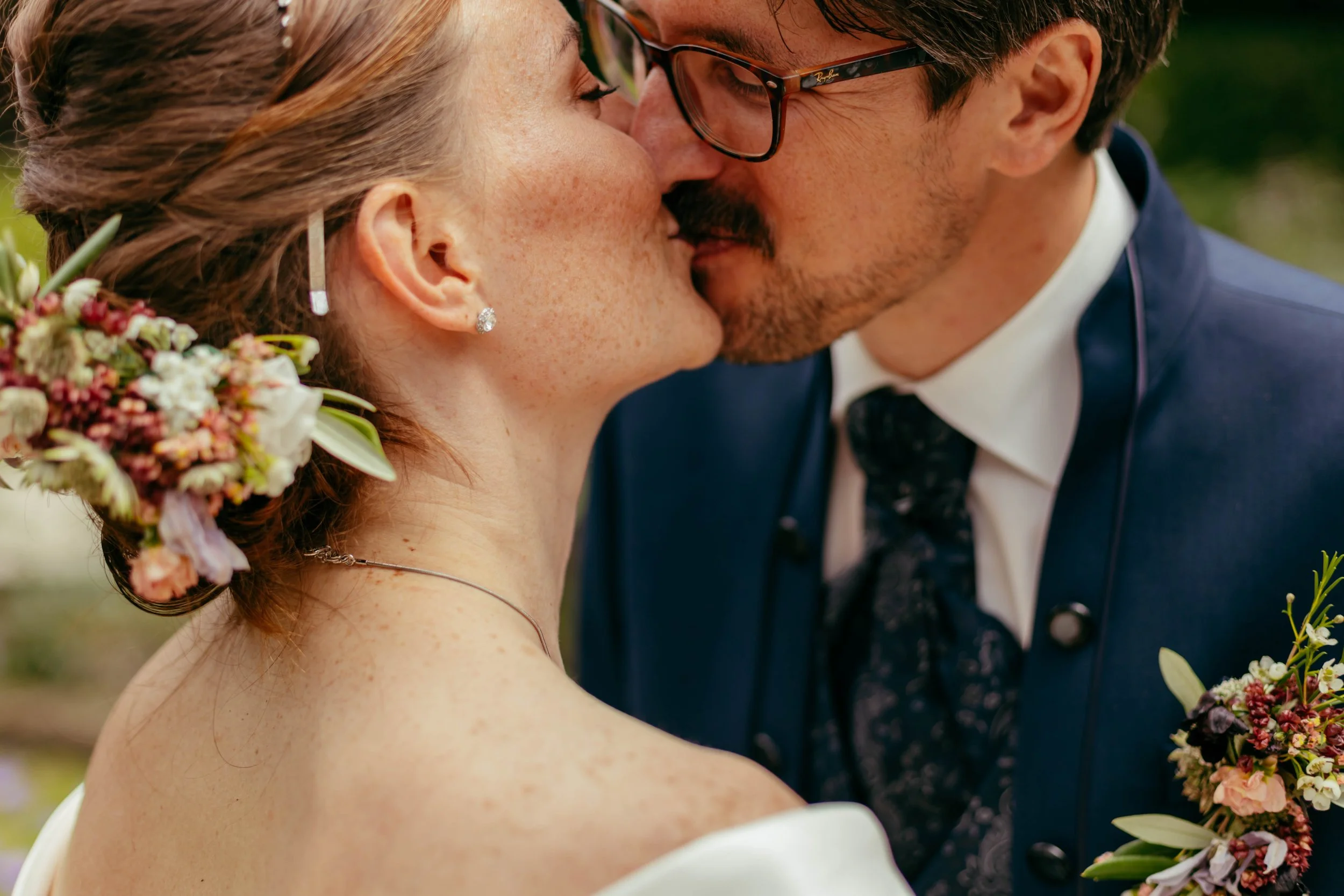 Bruiloft fotografie close up