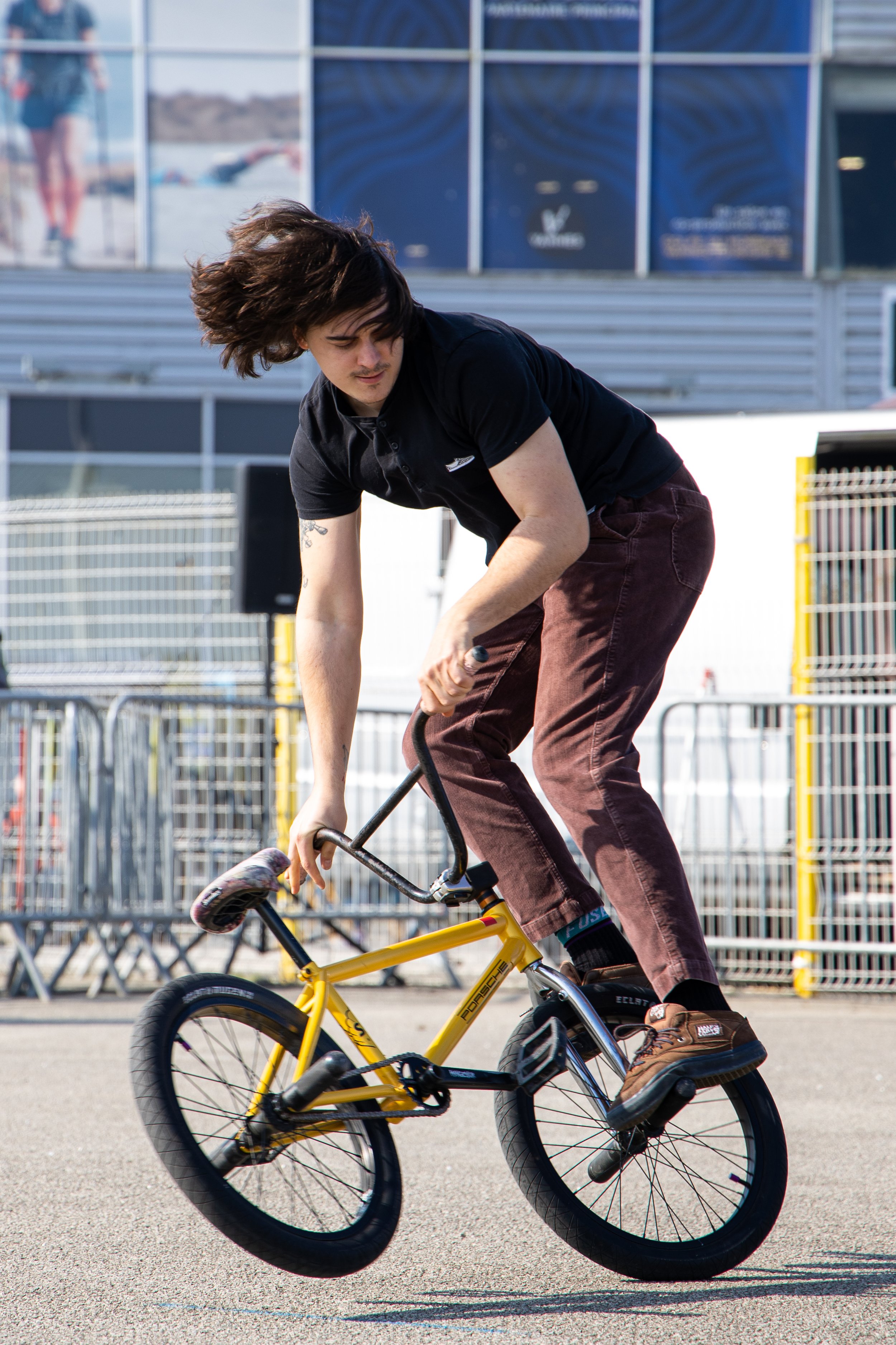 Gabriel Gallon au salon du 2 roues de Vannes
