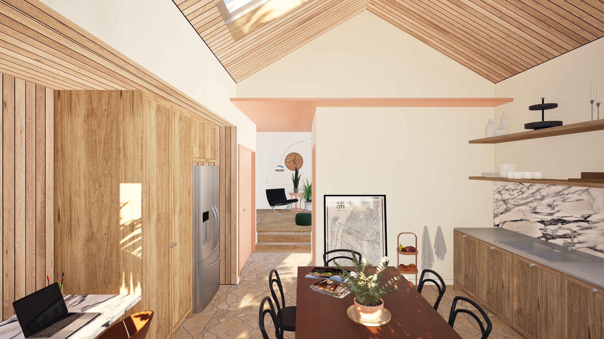 Kitchen to front.png